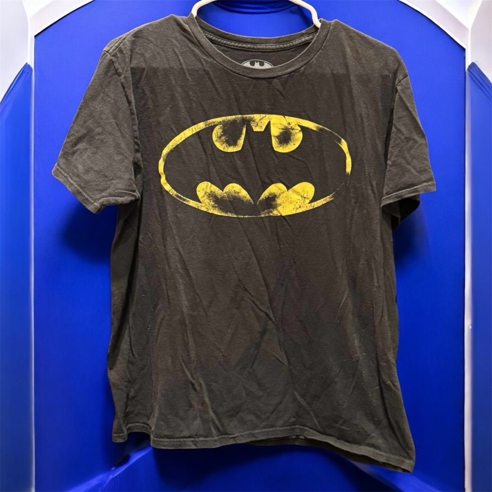 Batman Logo Black T-Shirt LARGE